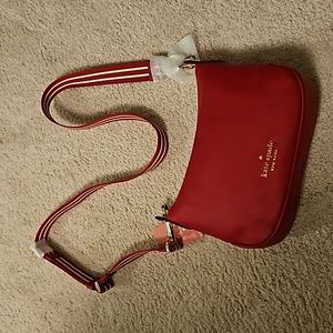 Kate Spade Rosie Pebbled Leather Small Crossbody, candied cherry color